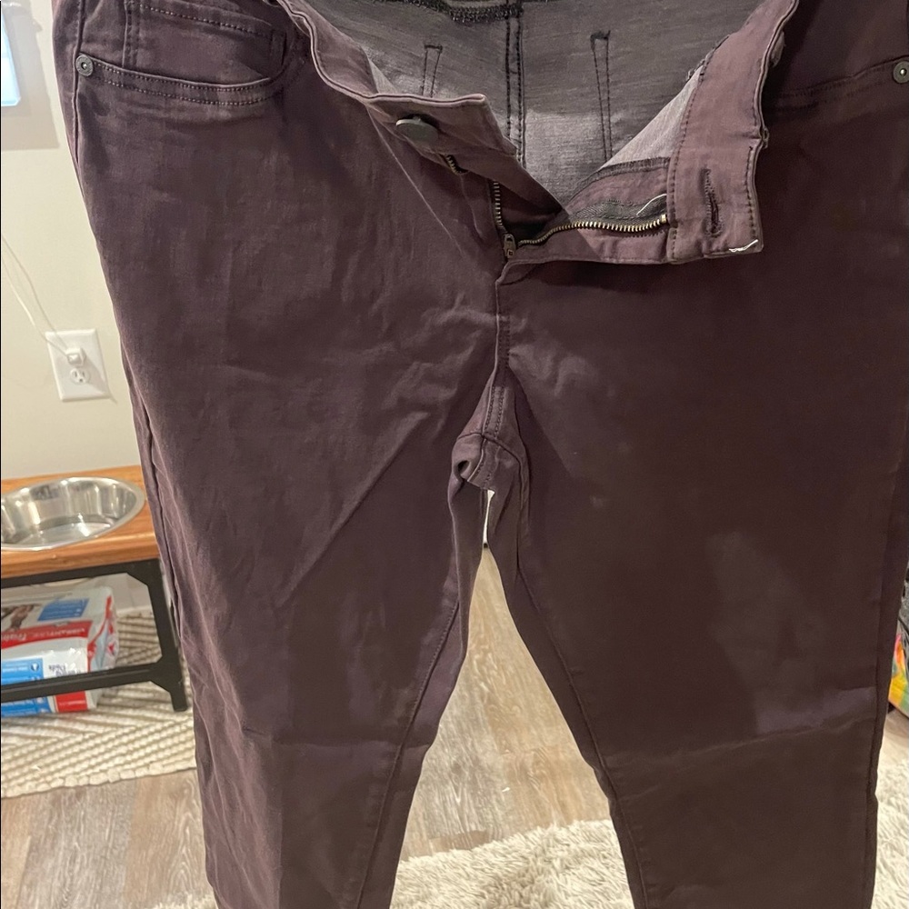 Dark purple jeggings